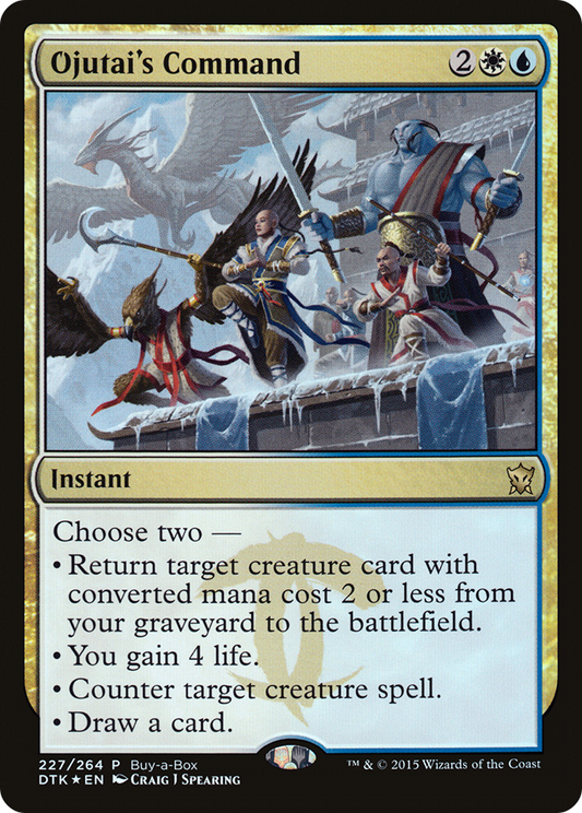 Ojutai's Command (227) (Buy-a-Box) - Foil