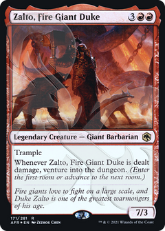 Zalto, Fire Giant Duke (171) (Ampersand) - Foil