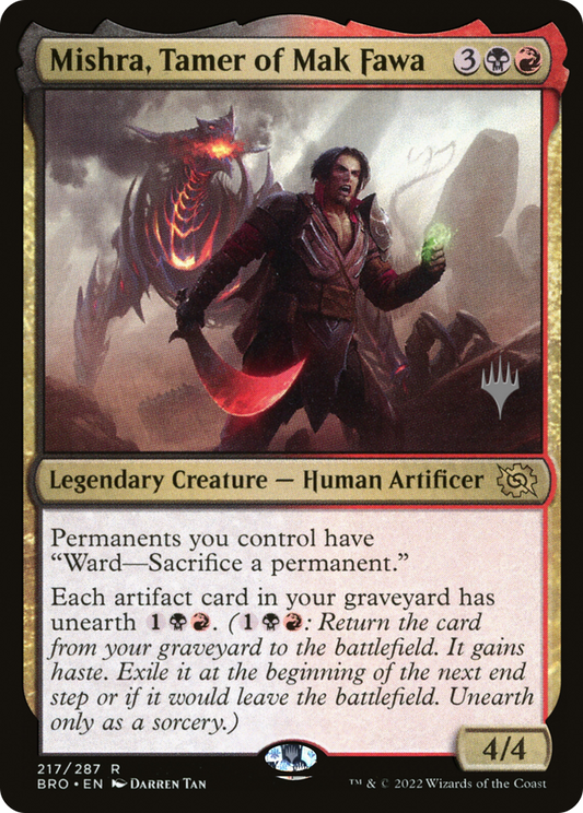 Mishra, Tamer of Mak Fawa (217) (Promo Pack) - Foil