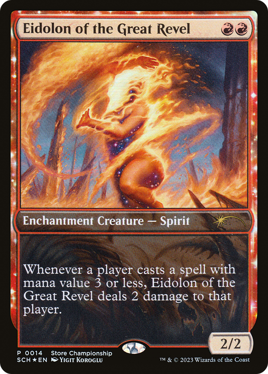 Eidolon of the Great Revel (0014) (Store Championship) - Foil
