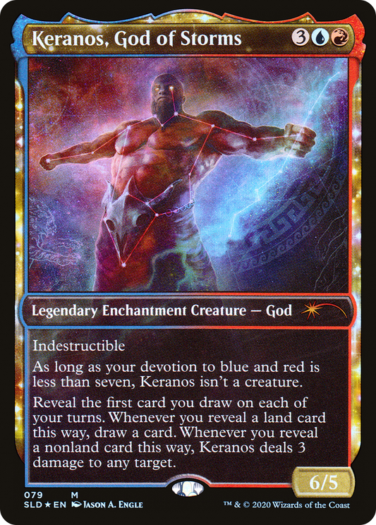 Keranos, God of Storms (079) (Showcase) - Foil