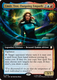 Cmdr. Troi, Outgoing Empath (0315) (Extended Art) (TRC)