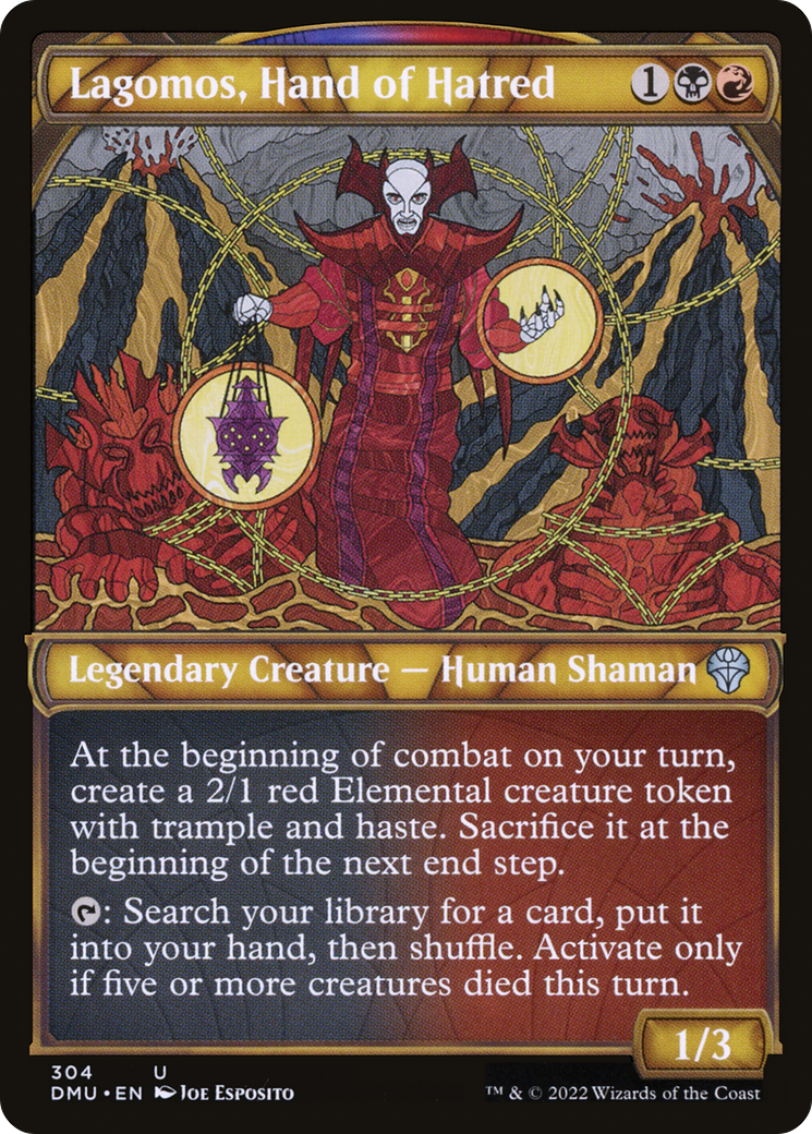 Lagomos, Hand of Hatred (304) (Showcase) - Foil
