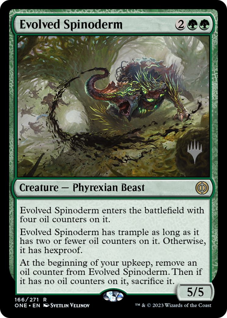 Evolved Spinoderm (166) (Promo Pack) - Foil