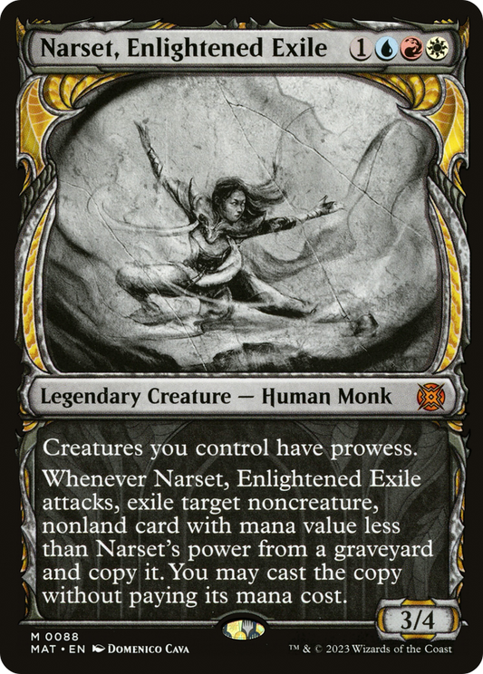 Narset, Enlightened Exile (0088) (Showcase) - Foil