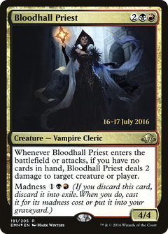 Bloodhall Priest (181) (Prerelease) - Foil