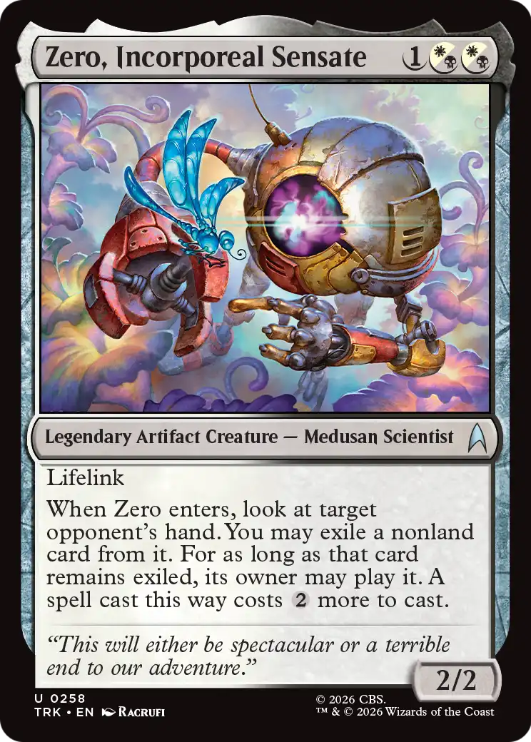 Zero, Incorporeal Sensate (TRK) - Foil