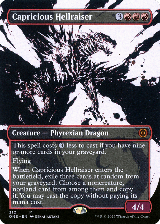 Capricious Hellraiser (310) (Borderless) (Showcase) - Foil