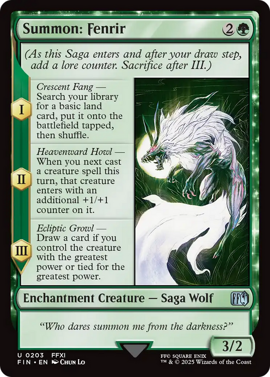 Summon: Fenrir - Foil