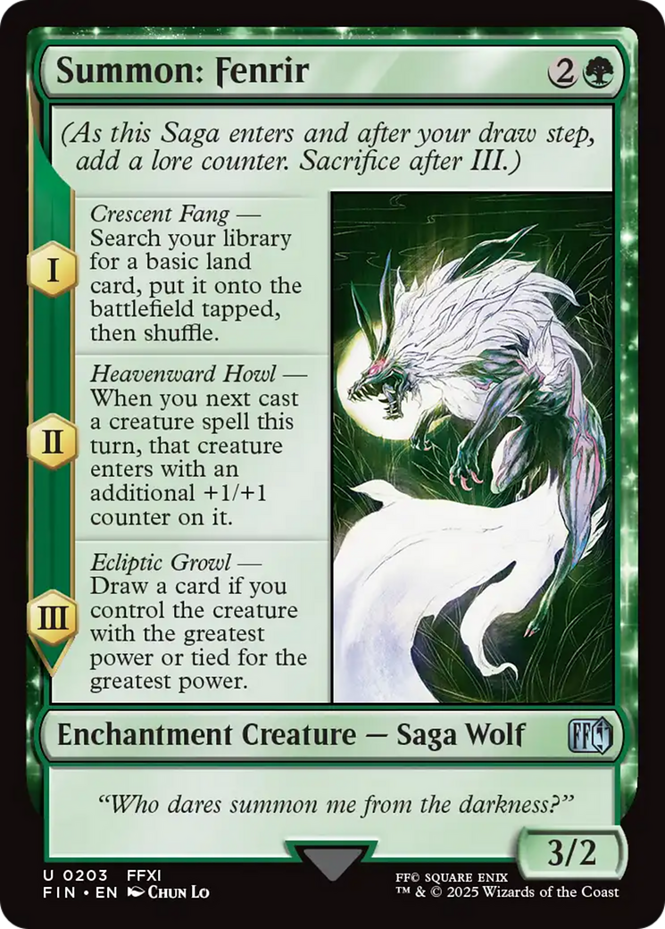 Summon: Fenrir