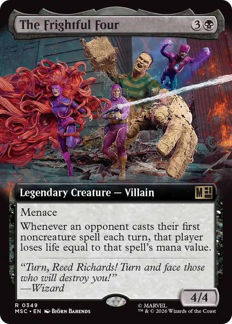 The Frightful Four (0349) (Extended Art) (MSC)