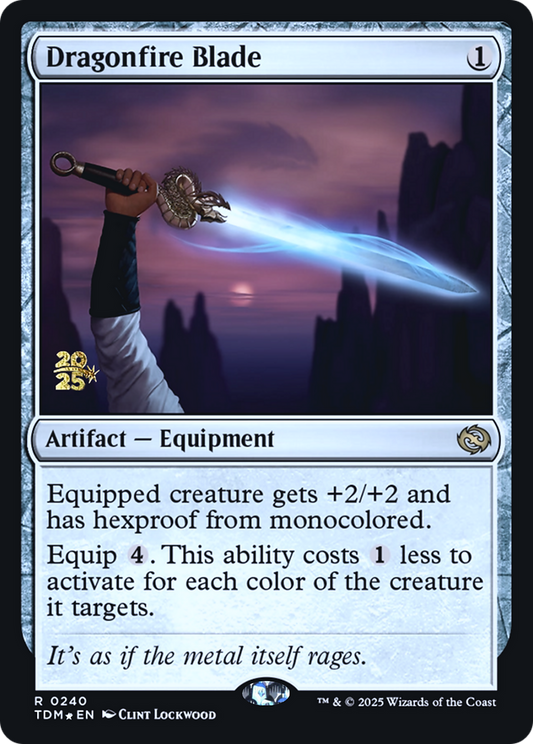 Dragonfire Blade (0240) (Prerelease) (PTDM) - Foil