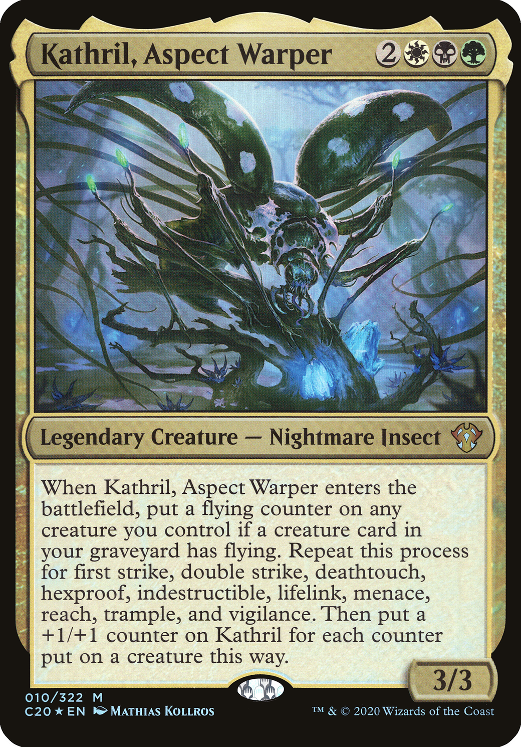 Kathril, Aspect Warper (Oversized) - Foil