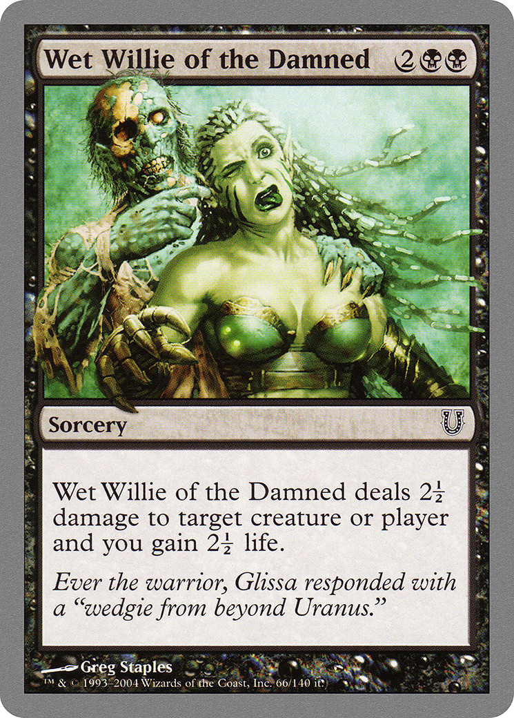 Wet Willie of the Damned - Foil