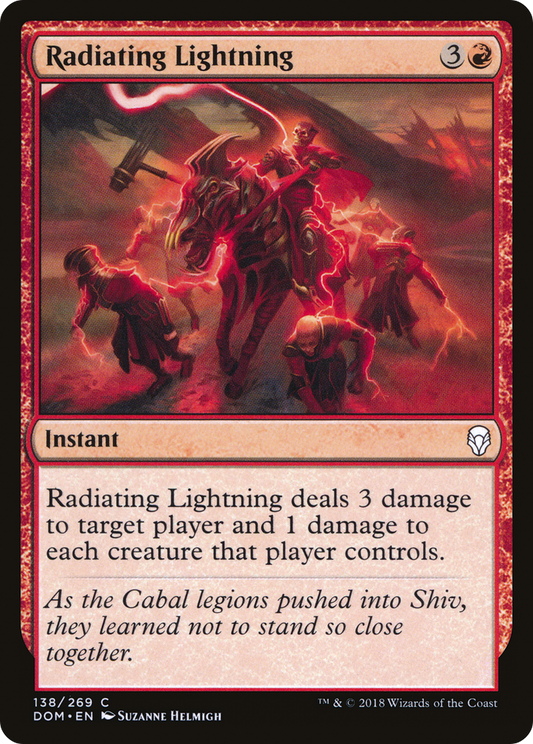 Radiating Lightning - Foil