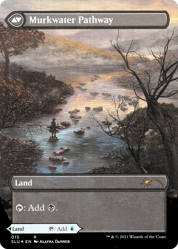 Clearwater Pathway // Murkwater Pathway (015) (Borderless) (SLU) - Foil