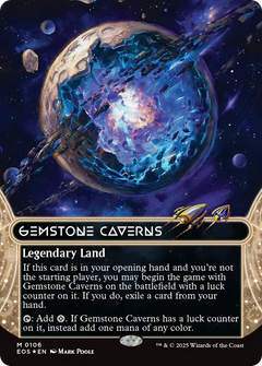 Gemstone Caverns (0106) (Borderless) - Galaxy Foil