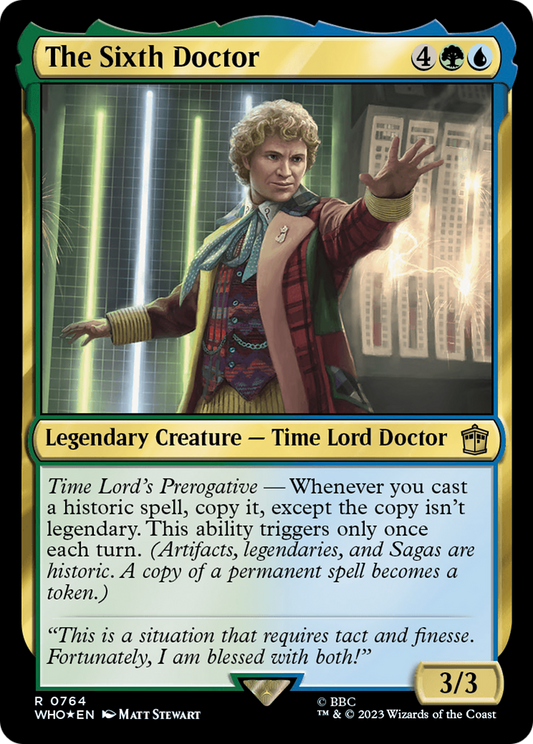 The Sixth Doctor (0764) - Surge Foil