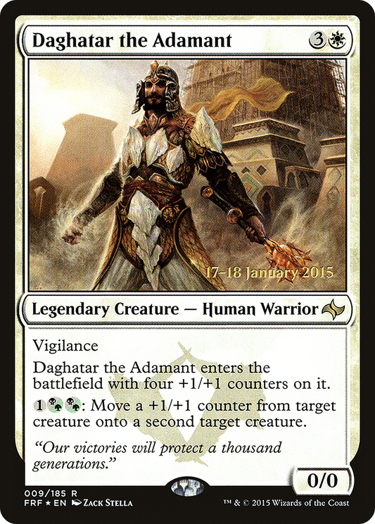 Daghatar the Adamant (009) (Prerelease) - Foil