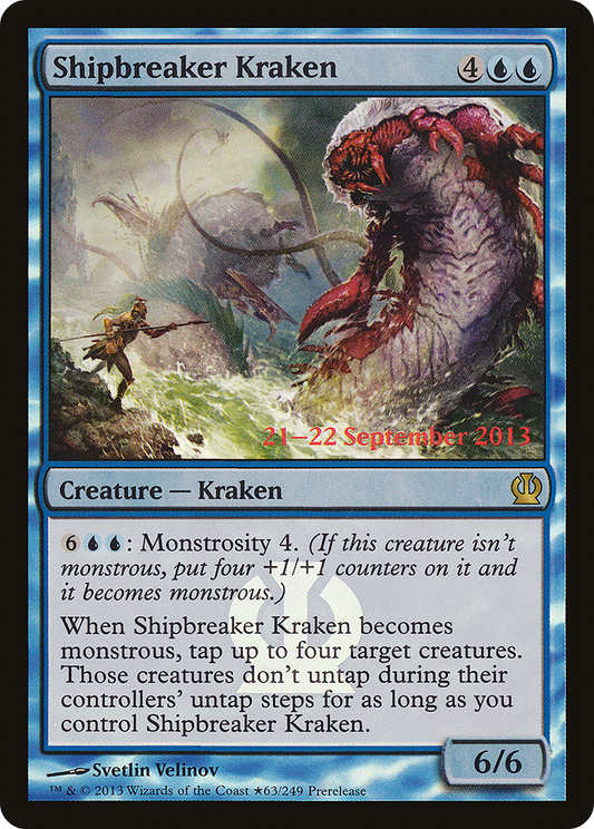 Shipbreaker Kraken (063) (Prerelease) (PTHS) - Foil