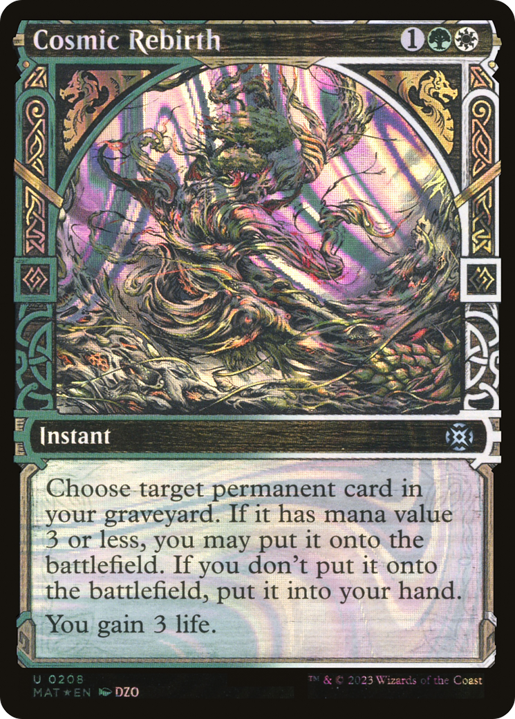Cosmic Rebirth (0208) (Showcase) - Halo Foil