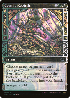 Cosmic Rebirth (0208) (Showcase) - Halo Foil