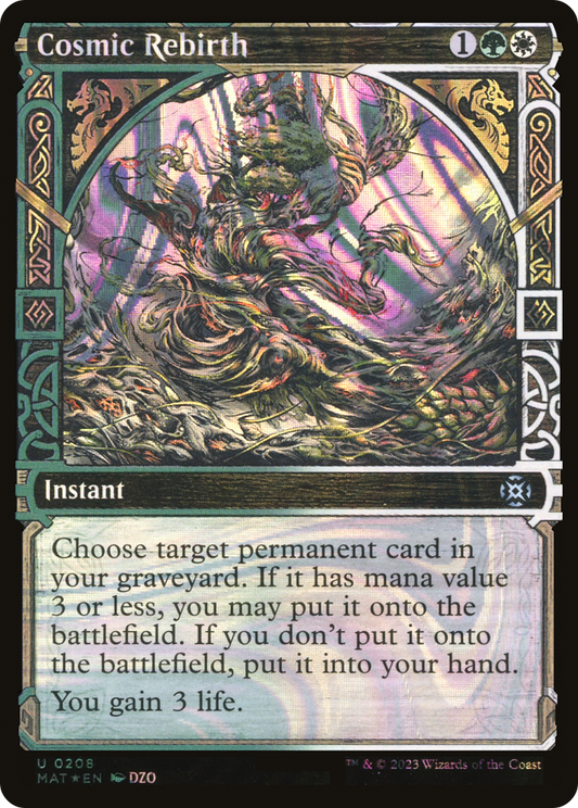 Cosmic Rebirth (0208) (Showcase) - Halo Foil