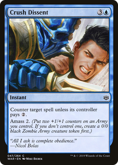 Crush Dissent - Foil