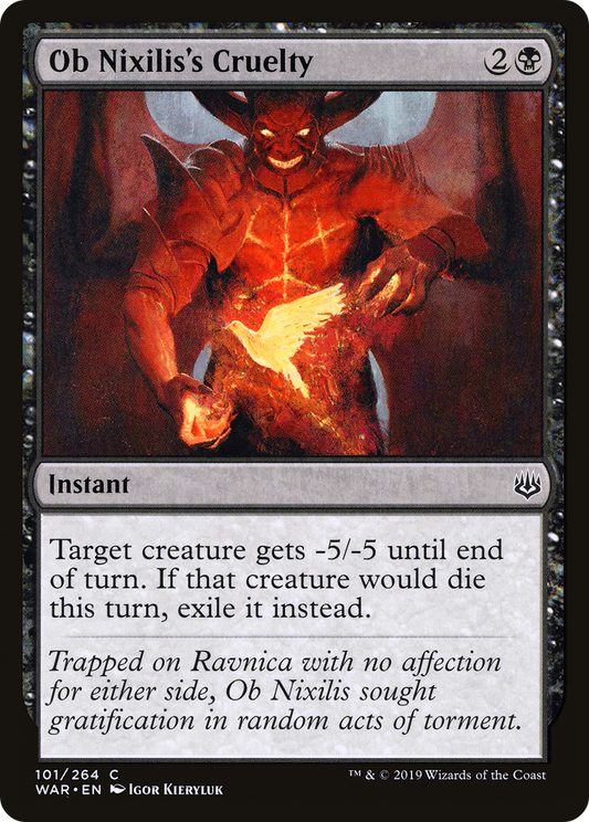 Ob Nixilis's Cruelty - Foil
