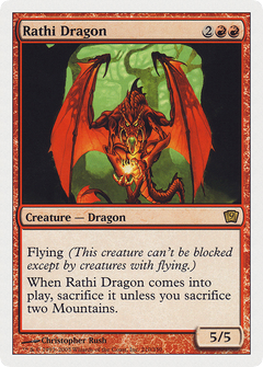 Rathi Dragon (9th Edition) (Oversized) (Box Topper Promo) (O9TH)