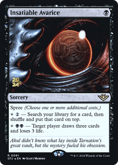Insatiable Avarice (0091) (Prerelease) - Foil