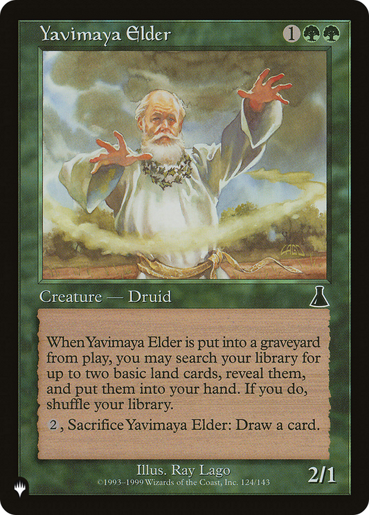 Yavimaya Elder (UDS-0124) (Retro Frame) (PLST)