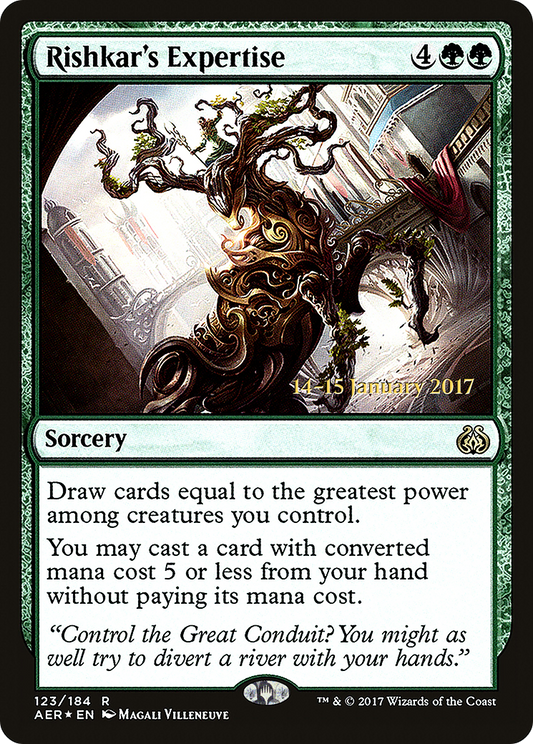 Rishkar's Expertise (123) (Prerelease) - Foil