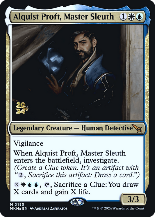 Alquist Proft, Master Sleuth (0185) (Prerelease) - Foil