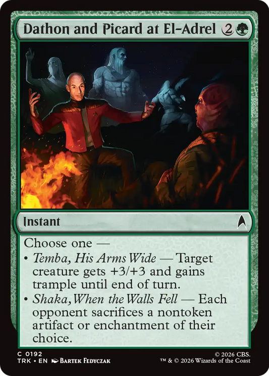 Dathon and Picard at El-Adrel (TRK) - Foil
