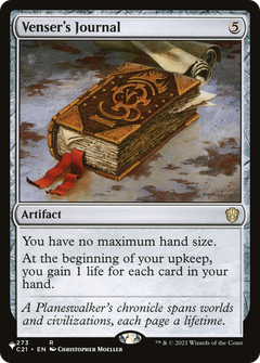 Venser's Journal (C21-0273) (PLST)