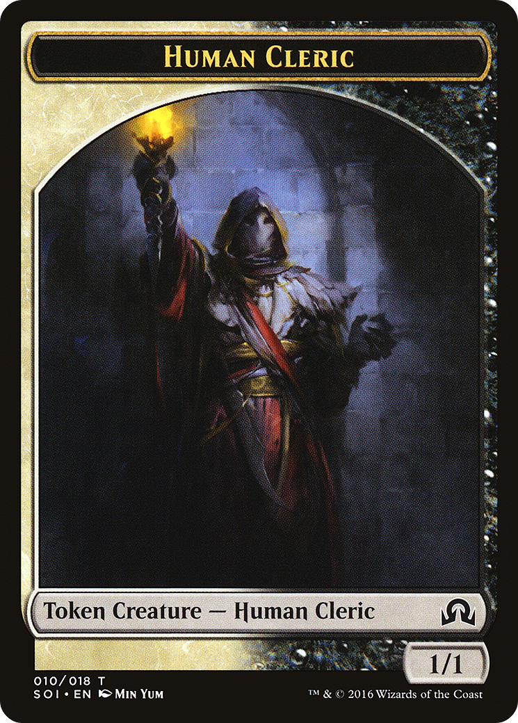 Human Cleric Token (010)