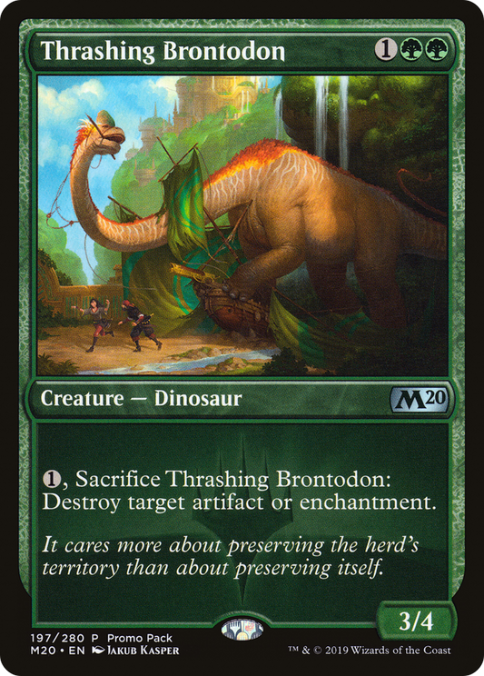 Thrashing Brontodon (197) (Promo Pack)