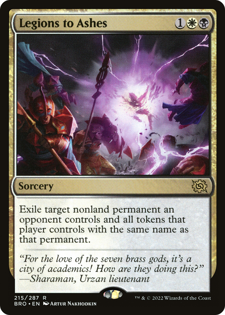 Legions to Ashes - Foil