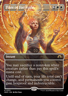 Flare of Fortitude (0321) (Borderless) - Foil