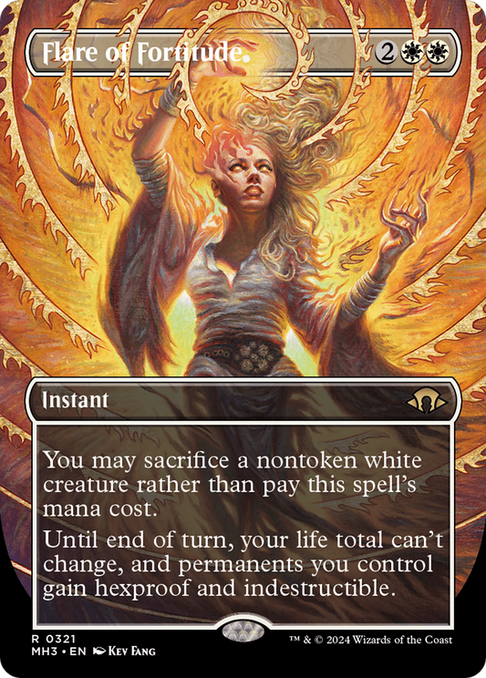 Flare of Fortitude (0321) (Borderless) - Foil