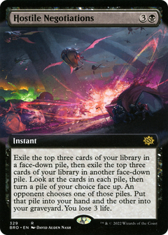 Hostile Negotiations (329) (Extended Art)