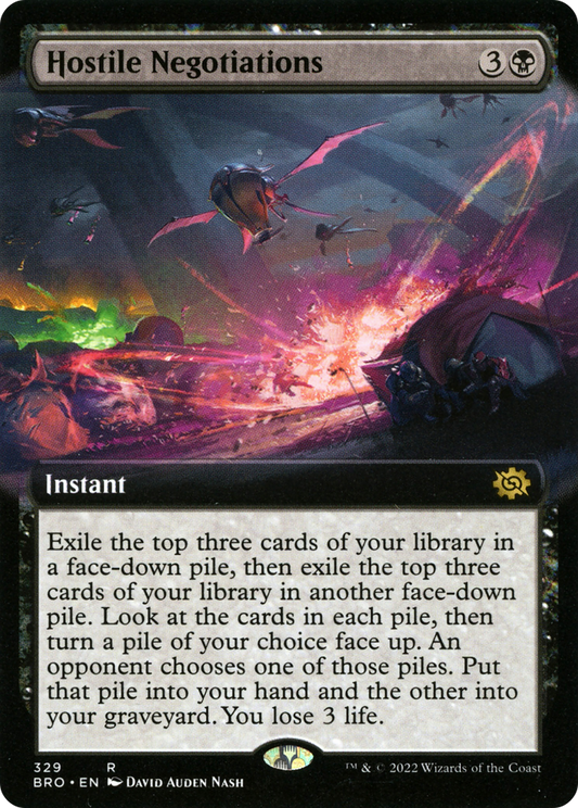 Hostile Negotiations (329) (Extended Art)