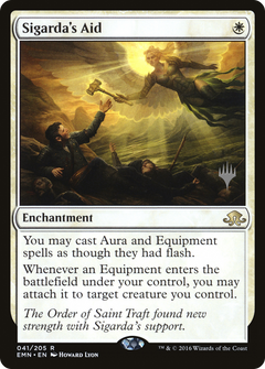 Sigarda's Aid (041) (Promo Pack) - Foil