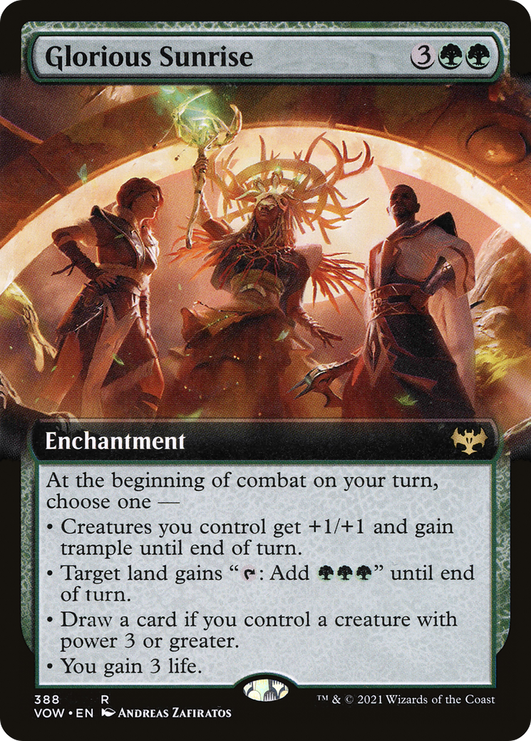 Glorious Sunrise (388) (Extended Art) - Foil