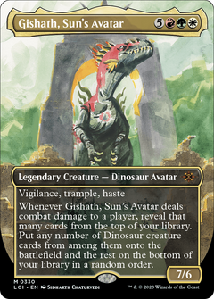 Gishath, Sun's Avatar (0330) (Borderless) - Foil