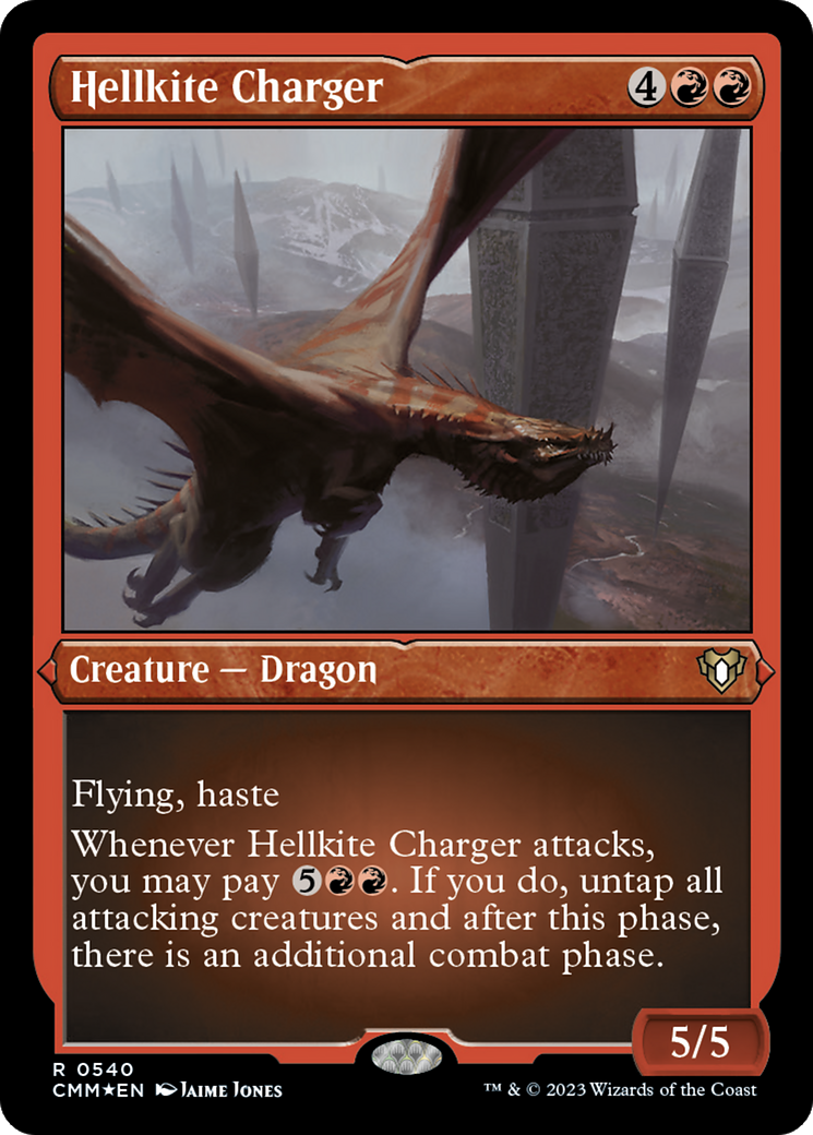 Hellkite Charger (0540) - Foil Etched