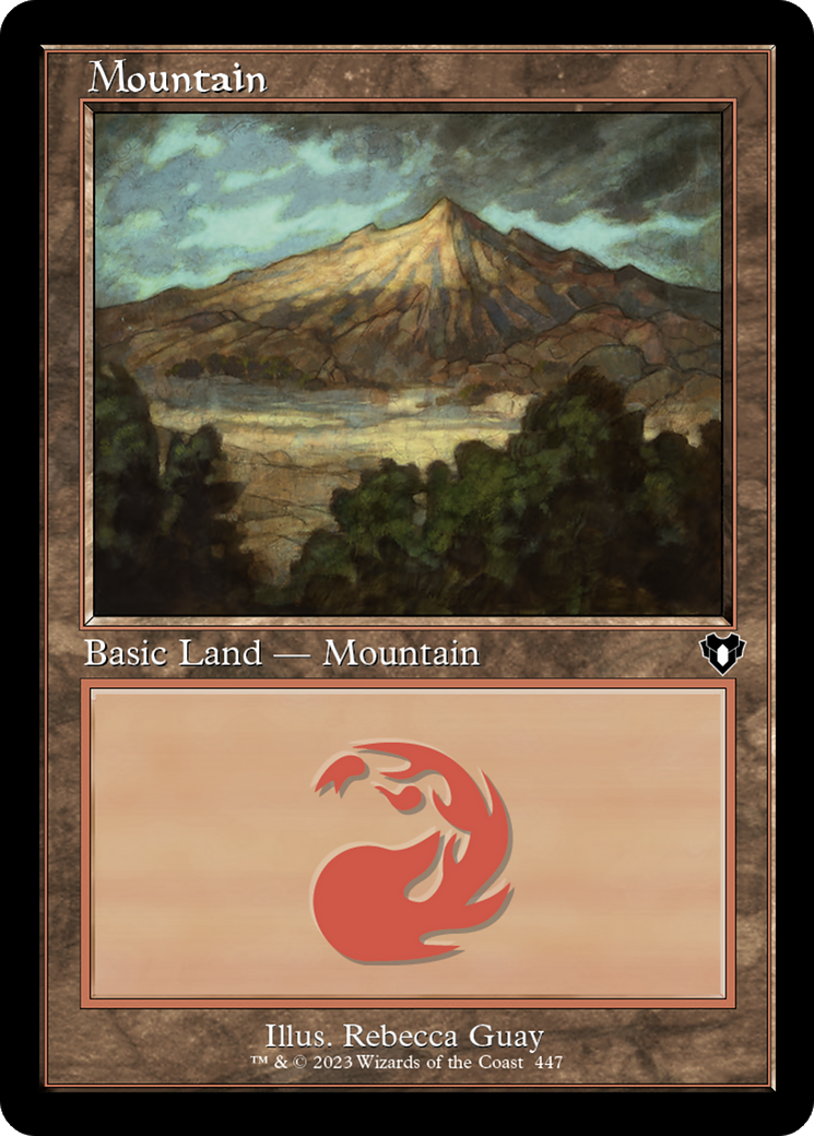 Mountain (0447) (Retro Frame) - Foil