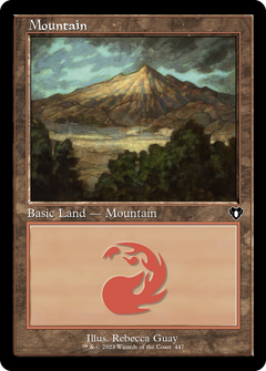 Mountain (0447) (Retro Frame) - Foil