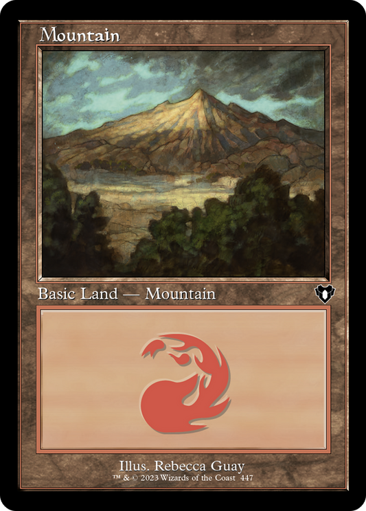 Mountain (0447) (Retro Frame) - Foil